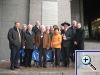 v.l.n.r.: Alfred Brockhaus, Bernhard Putthoff, Alfons V�lkerding, Dieter Mertens, Johannes Steinbach, Paula Burdiek, Egon Rottinghaus, Maria Rottinghaus, Elisabeth Brockhaus, Clemens Themann, Prof. Dr. Hans-Peter Mayer, Karl-Heinz Burdiek und Michael Fangmann