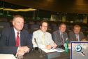 vlnr: Prof. Dr. Hans-Peter Mayer, Dr. Oliver K�hne (pers�nlicher Referent des Ministers), Staatssekret�r Gert Lindemann und Niedersachsens Landwirtschaftsminister Heiner Ehlen