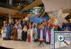 Der Pr�sident des Europ�ischen Parlamentes, Prof. Dr. P�ttering (4. von links) und Prof. Dr. Mayer (links) empfangen die Sternsinger im Europ�ischen Parlament in Stra�burg.