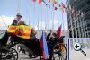 Am Dienstag, den 18. Mai 2010, kam der "Oldenburger Zweisp�nner", der sich bereits am 16. Mai von Oldenburg auf den Weg nach Strassburg gemacht hatte, am Europ�ischen Parlament an. Die Kutsche fuhr mit zwei Pferden vor dem Europ�ischen Parlament vor und umfuhr - das Oldenburger Wappen schwenkend - die europ�ischen Fahnen.