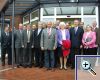 Gruppenbild bei der Firma Vilomix in Neuenkirchen.