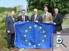 Foto von links nach rechts: Wilhelm Hogrefe MdL, Vors. CDU-Kreistagsfraktion, Landrat Peter Bohlmann (SPD), Europa-Mayer, Dr. Heinrich Klopp, B�rgermeisterkandidat Stadt Verden, Jens Richter Vors. CDU-Stadt.