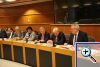 Von rechts nach links: Vorsitzender der CDU im EP Werner Langen, hess. Ministerpr�sident Volker Bouffier, Vorsitzender der CSU-Gruppe im EP Markus Ferber, Sabine Verheyen, Prof. Dr. Hans-Peter Mayer.