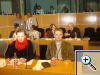Elisabeth Br�ring (Lohne) und Andreas Focke (Vechta) in einer AKP-Delegationssitzung im Europ�ischen Parlament in Br�ssel.