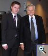 Christoph Scholz (Edewecht) mit Jean-Claude Trichet dem Pr�sidenten der Europ�ischen Zentralbank (EZB) bei einem Monetary Dialogue im ECON Ausschuss.
