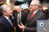 Prof. Dr. Mayer im Gespr�ch mit Bundespr�sident Joachim Gauck bei dessen Antrittsbesuch im Europ�ischen Parlament in Stra�burg am Dienstag, 17. April 2012. 