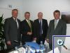 Foto: Prof. Dr. Hans-Peter Mayer, Staatssekret�r Friedrich-Otto Ripke, Landtagskandidat Dr. Stephan Siemer, Vorsitzender des Haushaltsausschusses im Europ�ische Parlament, Europaabgeordneter Reimer B�ge.