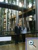 Marie Therese St�rk (Damme) mit Prof. Dr. Mayer im Europ�ischen Parlament in Strassburg w�hrend der Plenardebatte.