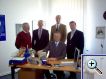 v.l.n.r.: Ulrich Tessendorf, Ju�rgen Volkland von der CDU, Bu�rgermeister Prof. Dr. Kian Shahidi, CDU-Kreisvorsitzender Hans-H. Hubmann, Prof. Dr. Hans-Peter Mayer (im Vordergrund)